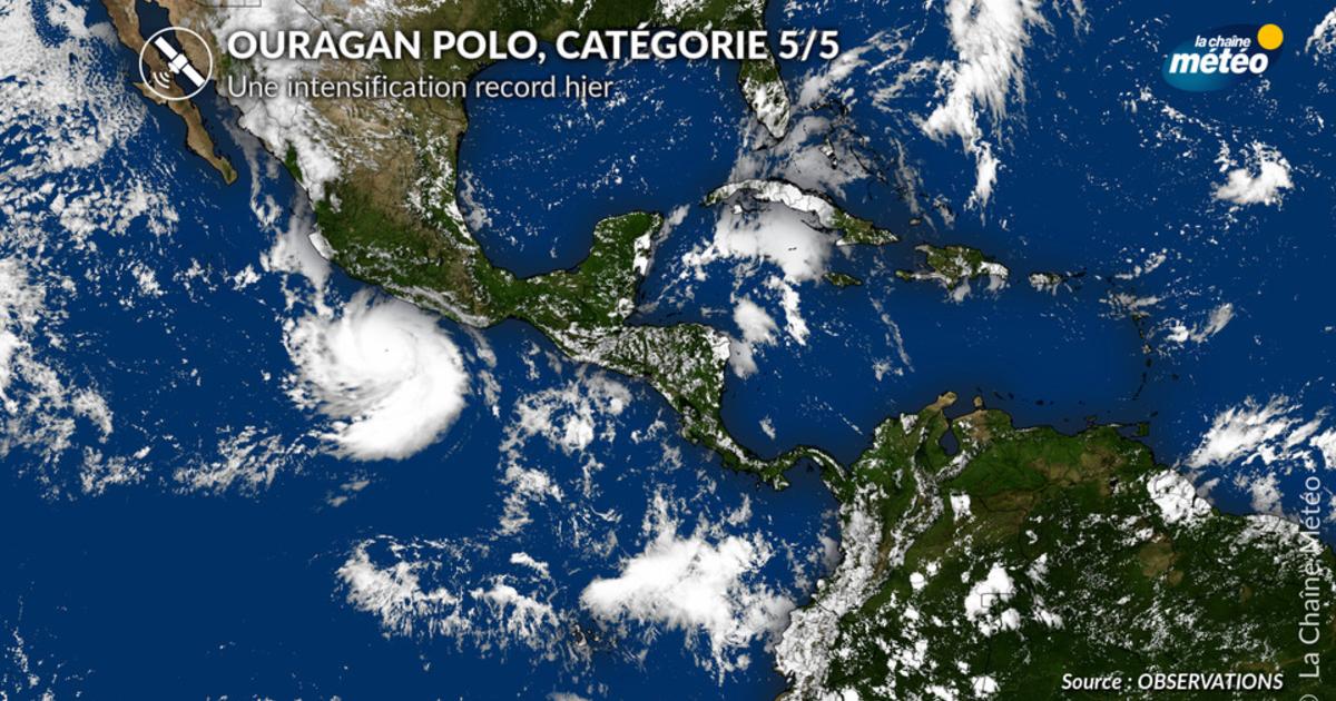 Ouragan Polo : un monstre de catégorie 5 au large du Mexique