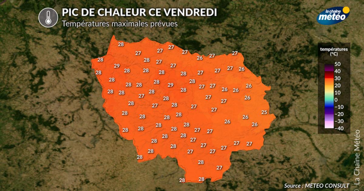 Pic de chaleur ce vendredi en Ile-de-France : le 25 septembre le plus chaud depuis 1895 à Paris !