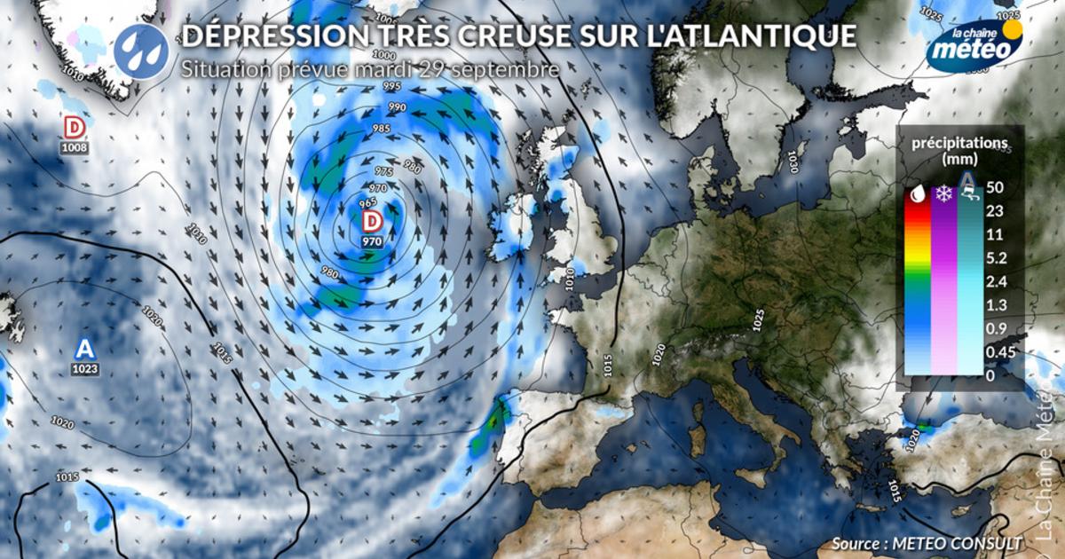 Atlantique : une « bombe météorologique » en vue, provoquant chaleur puis orages en France