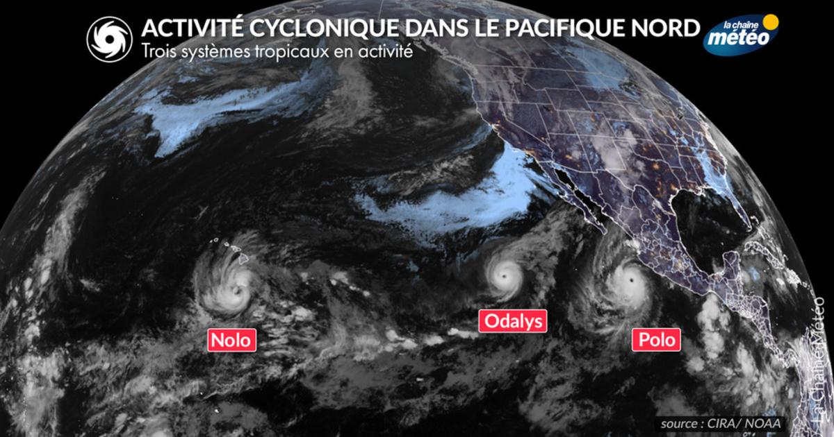 Pacifique : une intense activité cyclonique, Nolo menace désormais Hawaï