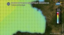 Grandes marées : malgré le soleil, baignade dangereuse dimanche sur l’Atlantique