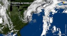 États-Unis : un nor’easter précoce provoque inondations et coupures de courant dans le nord-est du pays