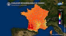 Pic de chaleur remarquable ce mardi : des températures dignes d'un plein été