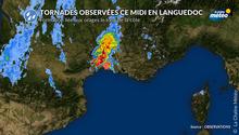 Tornades dans le Gard et l’Hérault : plusieurs phénomènes filmés sous les violents orages