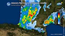 Aquitaine : des orages à surveiller mardi en fin de journée