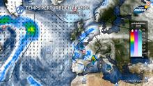 Fortes pluies au sud-est : jusqu’à 150 mm attendus avant une nette baisse des températures