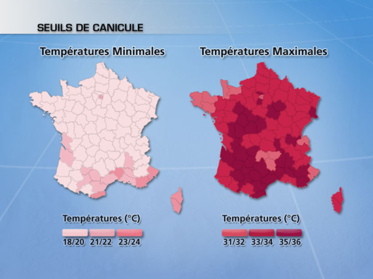Rappels sur les seuils de canicule - Actualités La Chaîne Météo