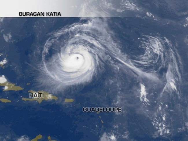 Quel Satellite Pour Chaine Arabe En France L'ouragan Katia devient de catégorie 4 - Actualités La Chaîne Météo