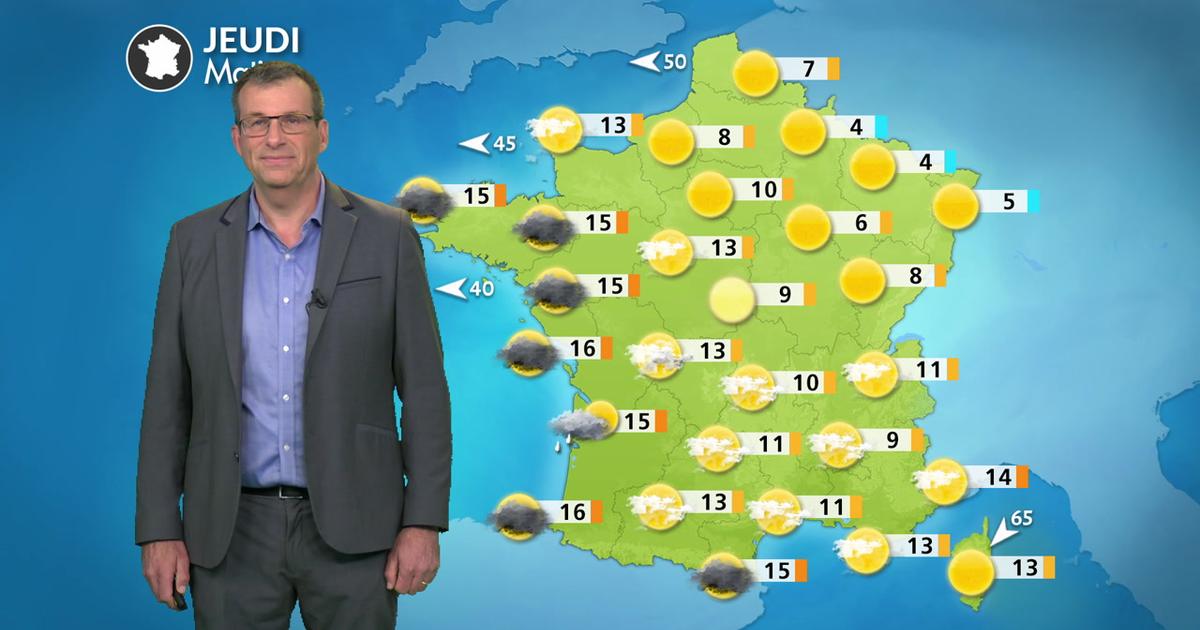 Météo aujourd'hui : retour des orages par le sud-ouest, grand beau au nord et à l'est