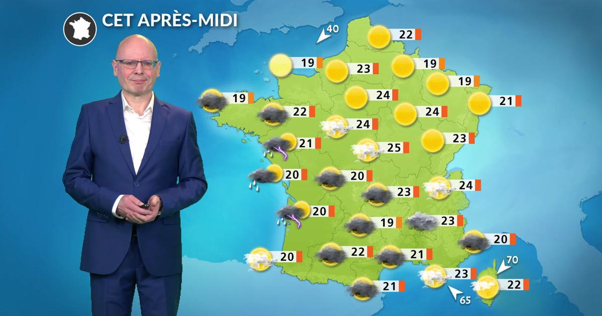 Météo aujourd'hui : soleil et quelques orages pour ce 1ᵉʳ mai.