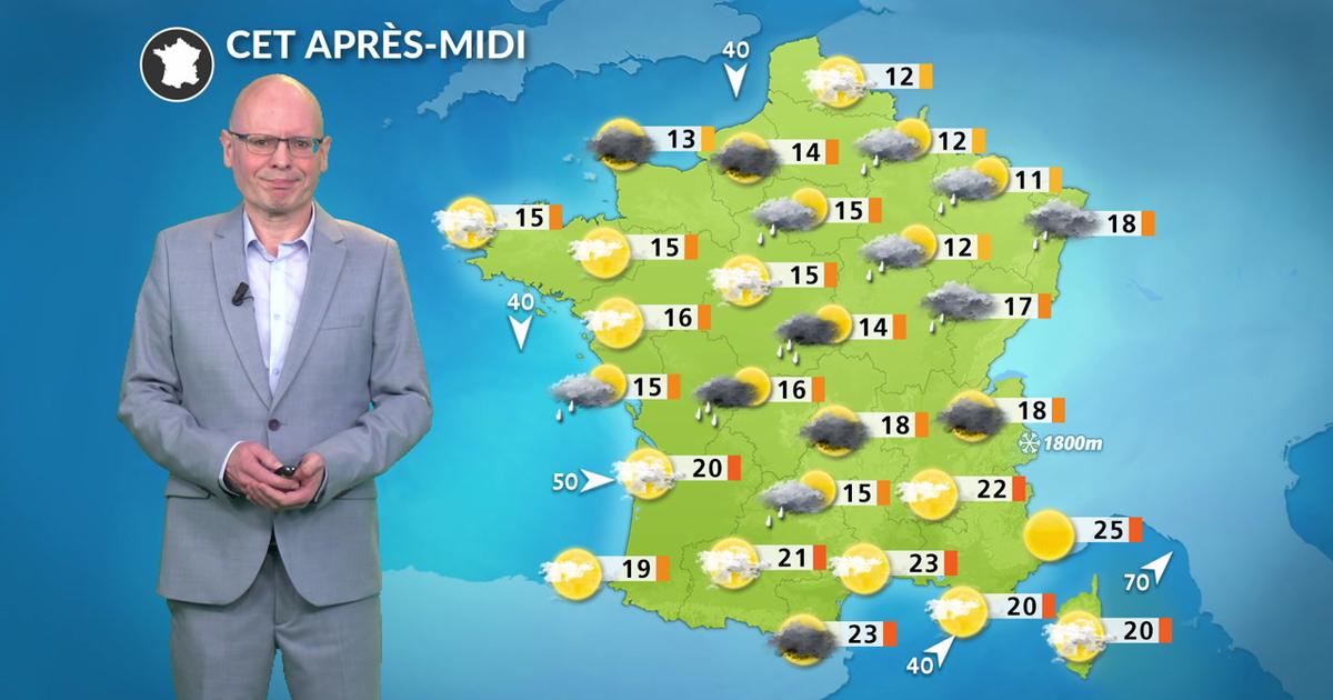 Météo aujourd'hui : un début de semaine instable et rafraîchi