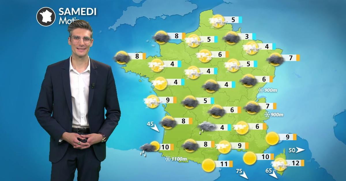 Météo aujourd'hui : grande fraîcheur, averses et vent fort, un samedi encore très contrasté en France