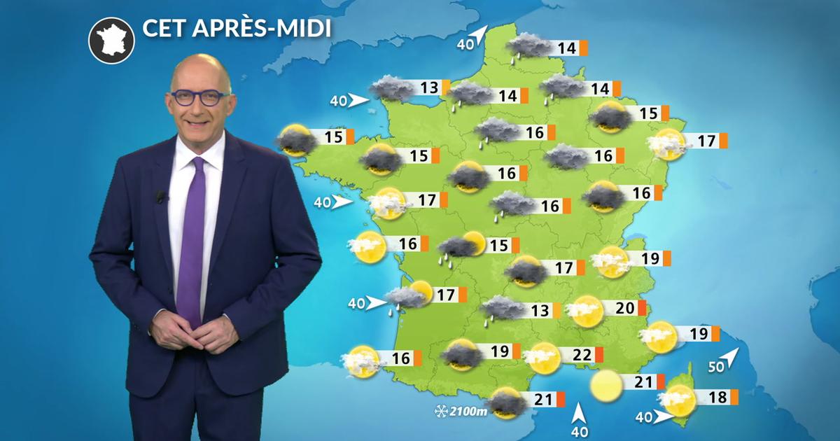Météo aujourd'hui : une perturbation atlantique traverse la majeure partie du pays ce dimanche